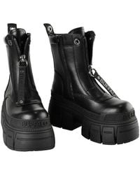 Buffalo - Gospher Zip Boot Plateaustiefel Mit Plateausohle Und Markendetails - Lyst