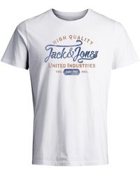 Jack & Jones - T-Shirt JPRBLULOUIE SS TEE CREW NECK FST LN - Lyst