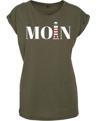 Youth Designz - Print- "Moin Leuchtturm" T-Shirt Statement Geschenk Motiv mit stylischen und schlichten Aufdruck für Frauen - Lyst