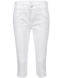 M·a·c - Stretch-Jeans CAPRI white denim 5917-90-0394 D010 - Lyst