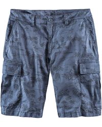 John Devin - Cargoshorts kurze Hose aus elastischer Baumwolle, modisch bedruckt - Lyst