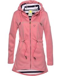 alife and kickin Parka CHARLOTTE D - Rot