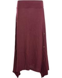 Vishes - A-Linien-Rock A-Linie Rock Baumwolle Vintage, Retro breiter Bund - Lyst