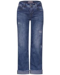Street One - Regular-fit-Jeans LTD QR Denim-Straight Leg,mw,i, authentic indigo wash - Lyst