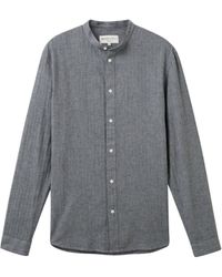 Tom Tailor - Langarmhemd herringbone shirt - Lyst