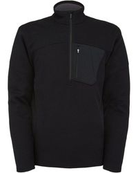 Spyder - Fleecepullover Bandit Half Zip Jacket Fleece Pullover 205028 001 - Lyst