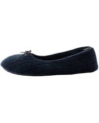 Next - Ballerina-Slippers Aus Cord-Velours Mit Schleife Hausschuh - Lyst