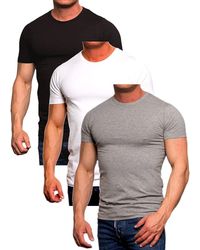Jack & Jones - T-Shirt (3er-Pack) Basic mit Rundhalsausschnitt - Lyst