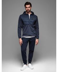 Ombre - Allwetterjacke Leichte jacke aus Materialkombinationen mit Kapuze - Lyst