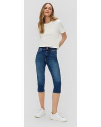 S.oliver - 7/8- Capri-Jeans Betsy / Fit / Mid Rise / Slim Leg - Lyst