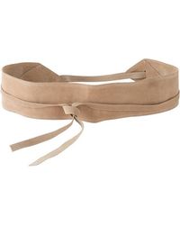 bonprix - Ledergürtel Aus Veloursleder, Aus Büffelleder, Individuelle Passform - Lyst