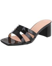 Ital-Design - Damen Sandalette Mit Blockabsatz Und Riemen Pantolette (91971139) Blockabsatz Sandalen & Sandaletten - Lyst