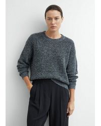 Comma, - Longpullover Strickpullover Strickpullover Mit Pailletten - Lyst