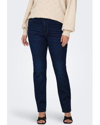 Only Carmakoma - High-waist-Jeans CARAUGUSTA HW STRAIGHT DNM BJ61-2 NOOS - Lyst