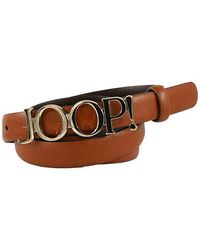 Joop! - Ledergürtel Mit Logo-Pinschließe, Breite 2 Cm - Lyst