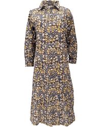 Guru-Shop - Midikleid Boho Hemdkleid, lange geschlitzte Tunika.. alternative Bekleidung - Lyst