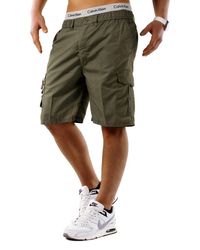 Max Men - Cargoshorts Cargo kurze Capri Sommer Basic (1-tlg) - Lyst