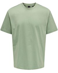 Only & Sons - T-Shirt Fred Kurzarmshirt Relaxed Fit (1-tlg) - Lyst