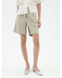 Thinking Mu - Bundfaltenhose Hemp Lia Shorts - Lyst