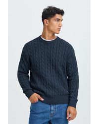 Solid - Strickpullover Sdmalcolm Schöner Strickpullover Mit Zopfmuster - Lyst
