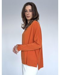 Zuckerwatte - Rundhalsshirt bequem und lässig, aus weicher Modalmischung - Lyst