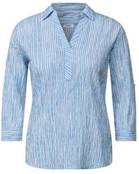 Cecil - Modische luftige Seersucker Hemdbluse - Lyst
