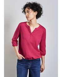 Street One - Blusenshirt mit 3/4 Ärmeln - Lyst
