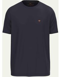 Fynch-Hatton - T-Shirt mit Logoprägung auf der Brust - Lyst