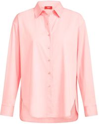Esprit - Langarmbluse Button-Down-Hemd im Oversize-Look - Lyst