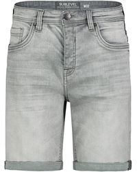 Sublevel - Jeansshorts mit Gürtelschlaufen und Umschlag, W32 Denim Shorts - Lyst