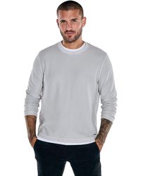 emilio adani - Langarmshirt Pullover strukturiert - Lyst