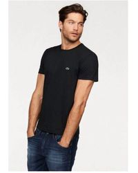 Lacoste - Kurzarmshirt T-Shirt (1-tlg) mit Rundhalsausschnitt - Lyst