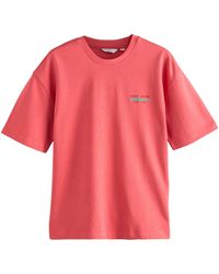 Next - Relaxed Fit T-Shirt mit Grafik-Print aus Baumwolle (1-tlg) - Lyst
