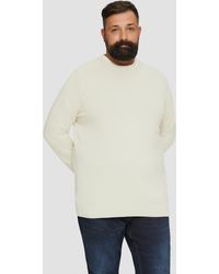 S.oliver - Strickpullover mit Rippbündchen Rippblende - Lyst