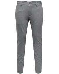 Only & Sons - Chinohose ONSMARK SLIM CHECK 020919 PANT NOOS - Lyst
