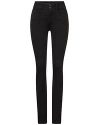 Street One - Bequeme / Da.Jeans / Style QR York,hw,black - Lyst