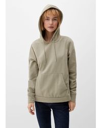 S.oliver - Sweatshirt Kapuzensweatshirt aus Baumwollmix - Lyst