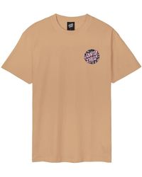 Santa Cruz - T-Shirt Vivid Slick Dot, G L, F taupe - Lyst