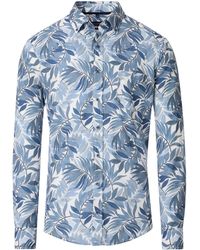 CASA MODA - Leinenhemd 454403700 Floraler Allover-Print - Lyst