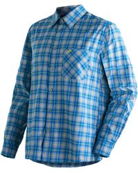 Maier Sports - Funktionshemd Claas Hemd, langarm Karohemd für Outdoor und Freizeit - Lyst