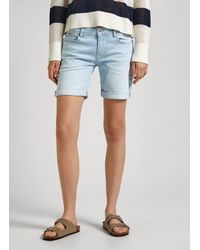 Pepe Jeans - Pepe -fit-Jeans Shorts SLIM SHORT MW - Lyst