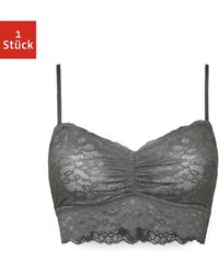 Snocks - Spitzen-BH (1-tlg) Soft Bustier ohne Bügel aus Spitze, Dessous - Lyst
