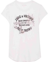 Zadig & Voltaire - T-Shirt WOOP ICO BLASON - Lyst