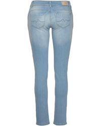 Pepe Jeans - Pepe Slim-fit-Jeans NEW BROOKE mit 1-Knopf Bund und Reißverschlusstasche - Lyst