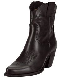 Felmini - Stiefelette Leder Cowboy Stiefelette - Lyst