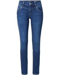 Mavi - 7/8-Jeans (1-tlg) Patches, Weiteres Detail, Plain/ohne Details - Lyst
