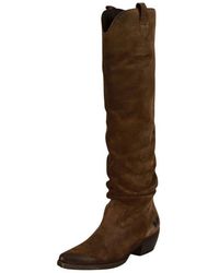 Felmini - Stiefel Veloursleder Bikerboots - Lyst