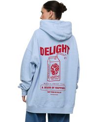 Worldclassca - Kapuzensweatshirt Oversized Hoodie Kapuzenpullover Sweatshirt PRINT - Lyst