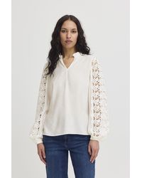 Ichi - IXMIRELLA Stylische Langarmbluse - Lyst