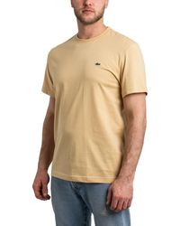Lacoste - T-Shirt Round-Cutout Logo Tee - Lyst
